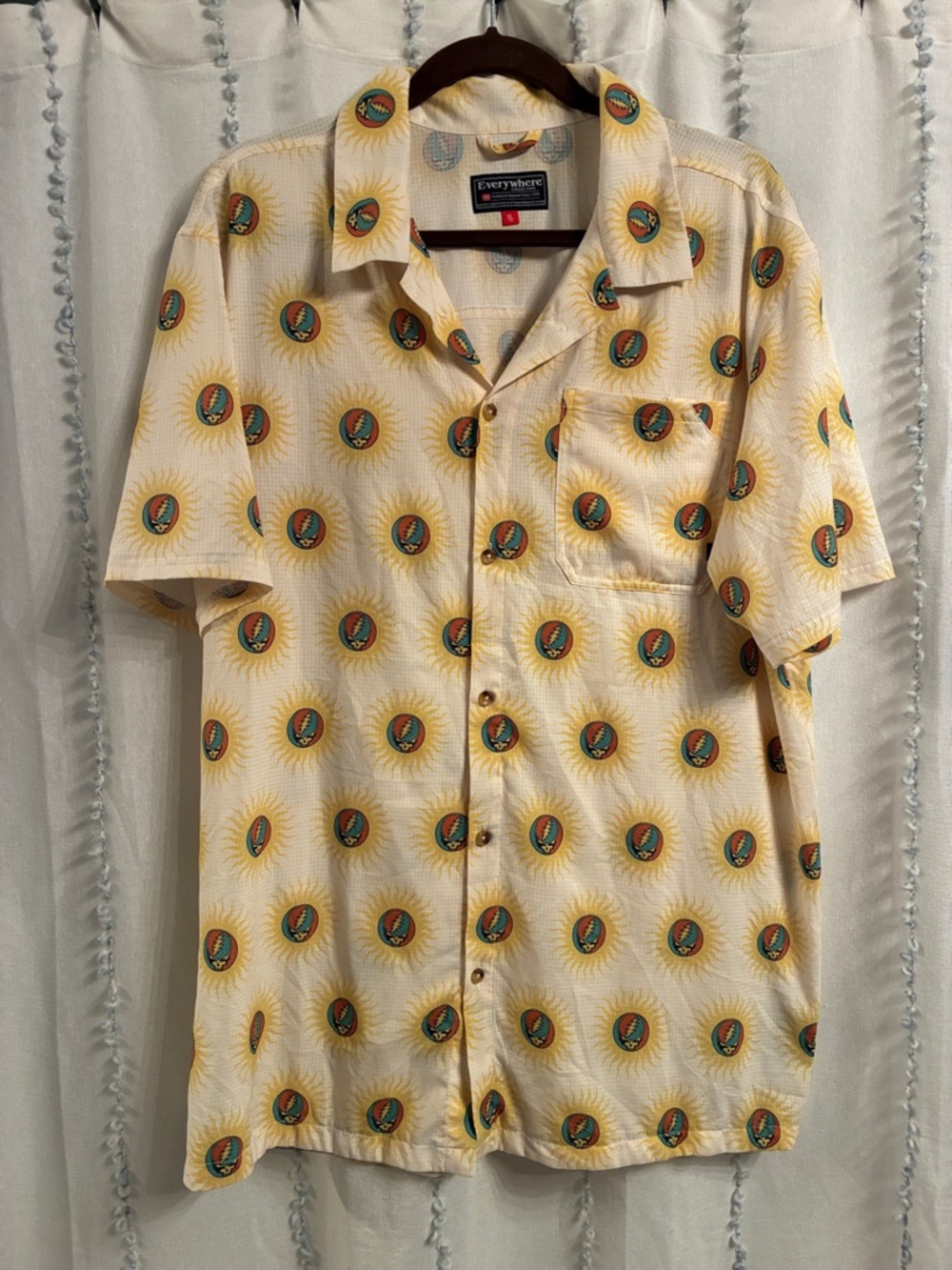 686 Everywhere Grateful Dead tech button up shirt size XL